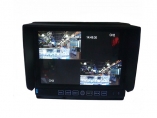 7寸DVR,7寸車載顯示器，7寸顯示器具錄像功能，四路分割顯示器，內(nèi)置DVR,最大支持32G,